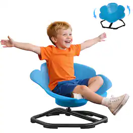 Segmart - Spinning Chair for Autistic Kids, Flower-Shaped Sensory Spinning Chair for Balance & Coordination, Autism Sensory Toys