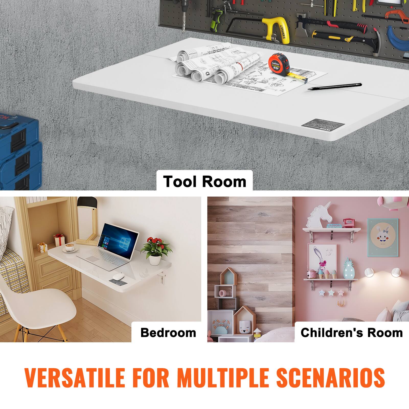 - Tool Room
- Bedroom
- Children's Room

VERSATILE FOR MULTIPLE SCENARIOS