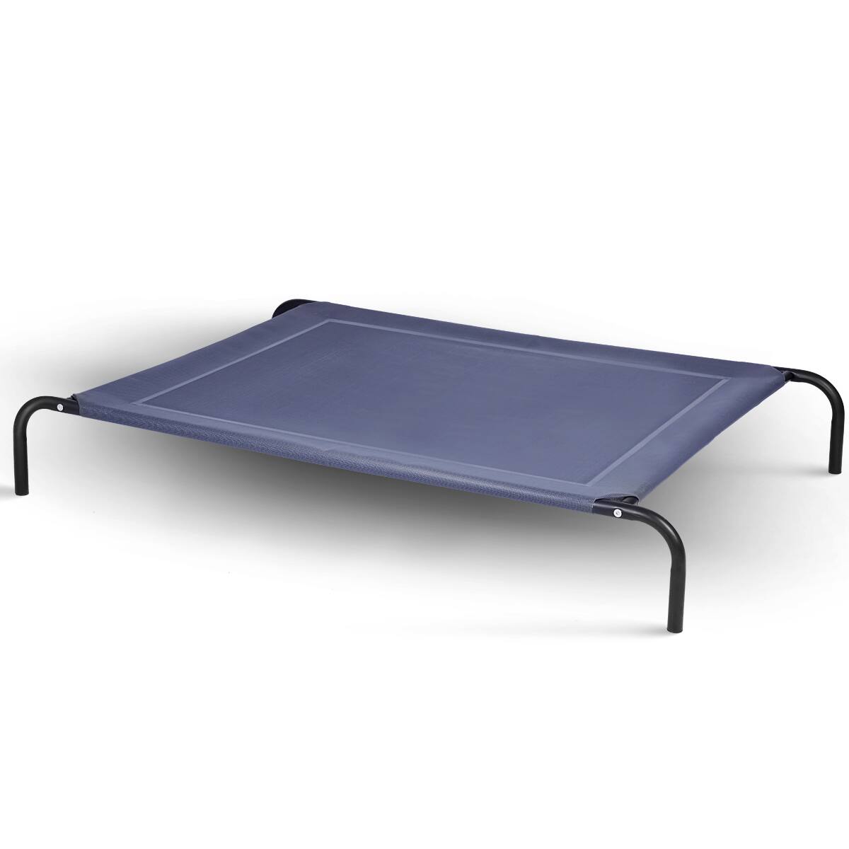Alt View 4. Gymax - Gymax Large Dog Cat Bed Elevated Pet Cot Indoor Outdoor Camping Steel Frame Mat -XL - Grey.