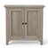 Alt View 12. Simpli Home - Amherst Low Storage Cabinet - Distressed grey.