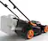 Alt View 5. WORX - WG779 40V 14" Lawn Mower with Grass Collection Bag and Mulcher (2 x 4.0 Ah Batteries and 1 x Charger) - Black.