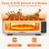 Oven & Grill Switch in 2 Modes
The two modes cannot work simultaneously
Grill Mode
Oven Mode