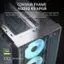 CORSAIR FRAME 4000D RS ARGB: Combining the customization of the FRAME modular case system, the flexibility of InfiniRail, and 3x RS120 ARGB fans, this case is as easy to build in as it is versatile.