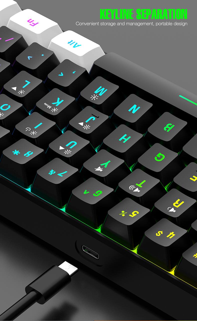 KEYLINE SEPARATION  
Convenient storage and management, portable design