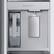 Alt View 15. Samsung - BESPOKE 24 cu. ft 3-Door French Door Counter Depth Smart Refrigerator with Family Hub - Custom Panel Ready.