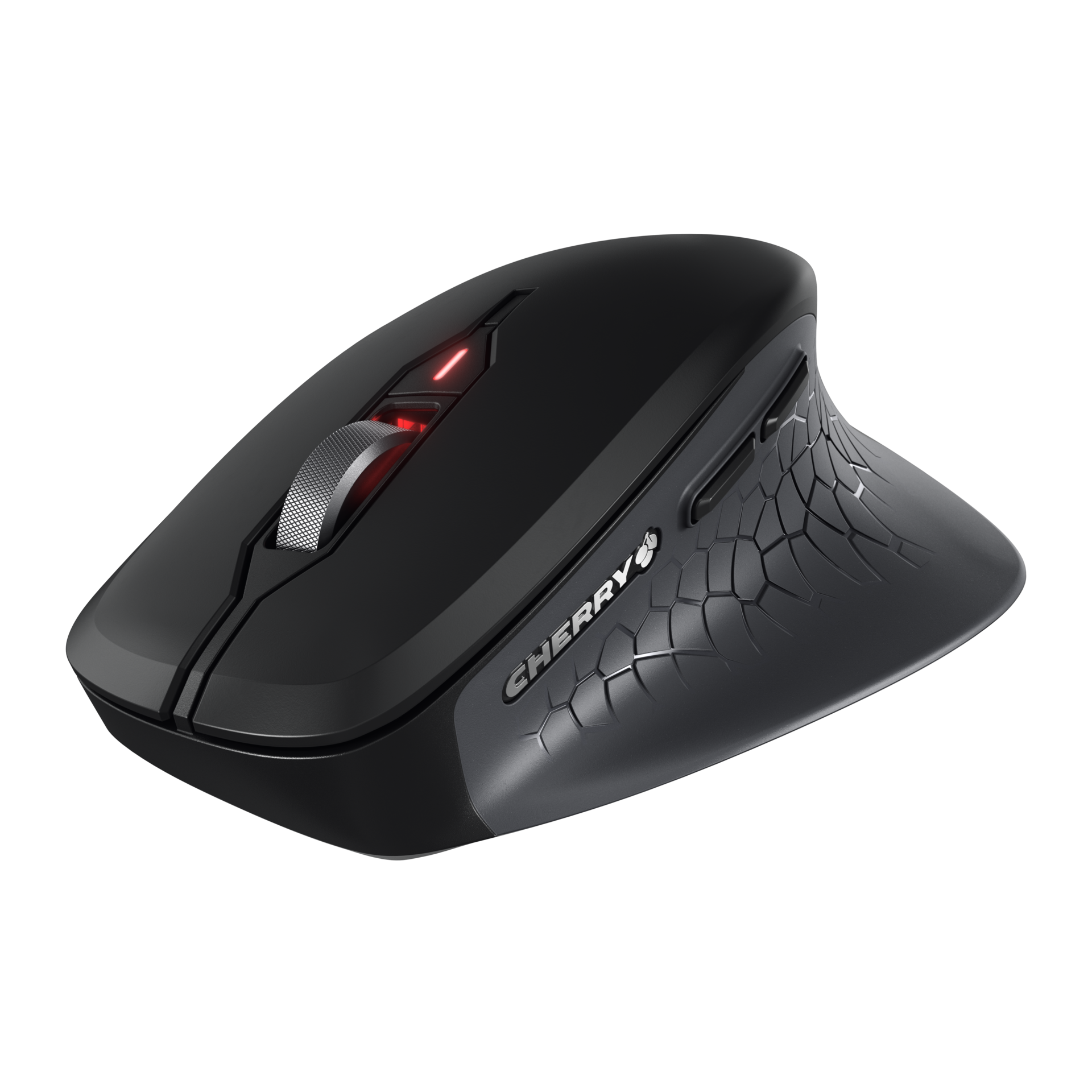 Angle. CHERRY - STREAM MOUSE COMFORT BK - Black.