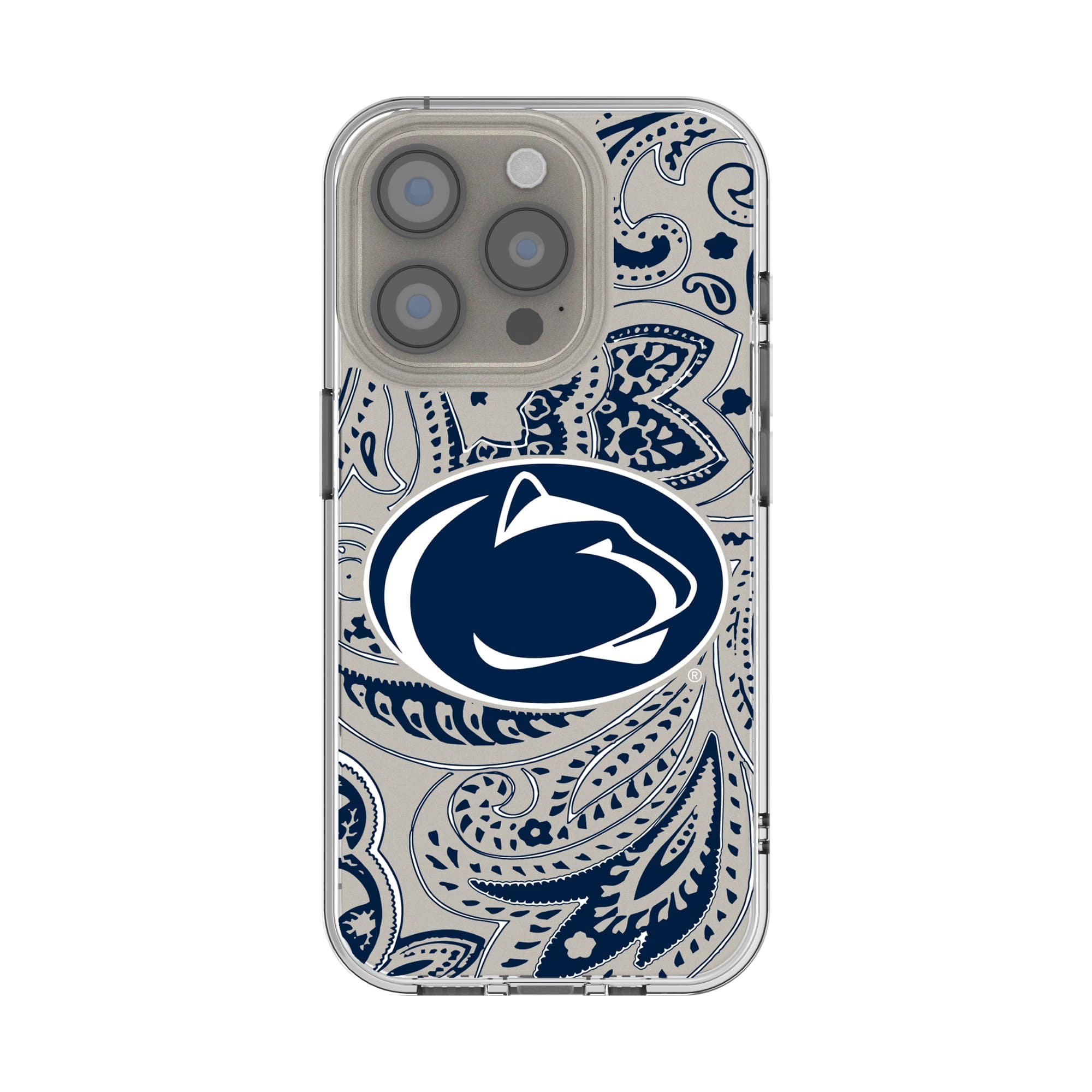 Keyscaper - NCAA - Penn State Nittany Lions Paisley iPhone Clear Case - 16 - Multicolor price history on PriceWatchPro