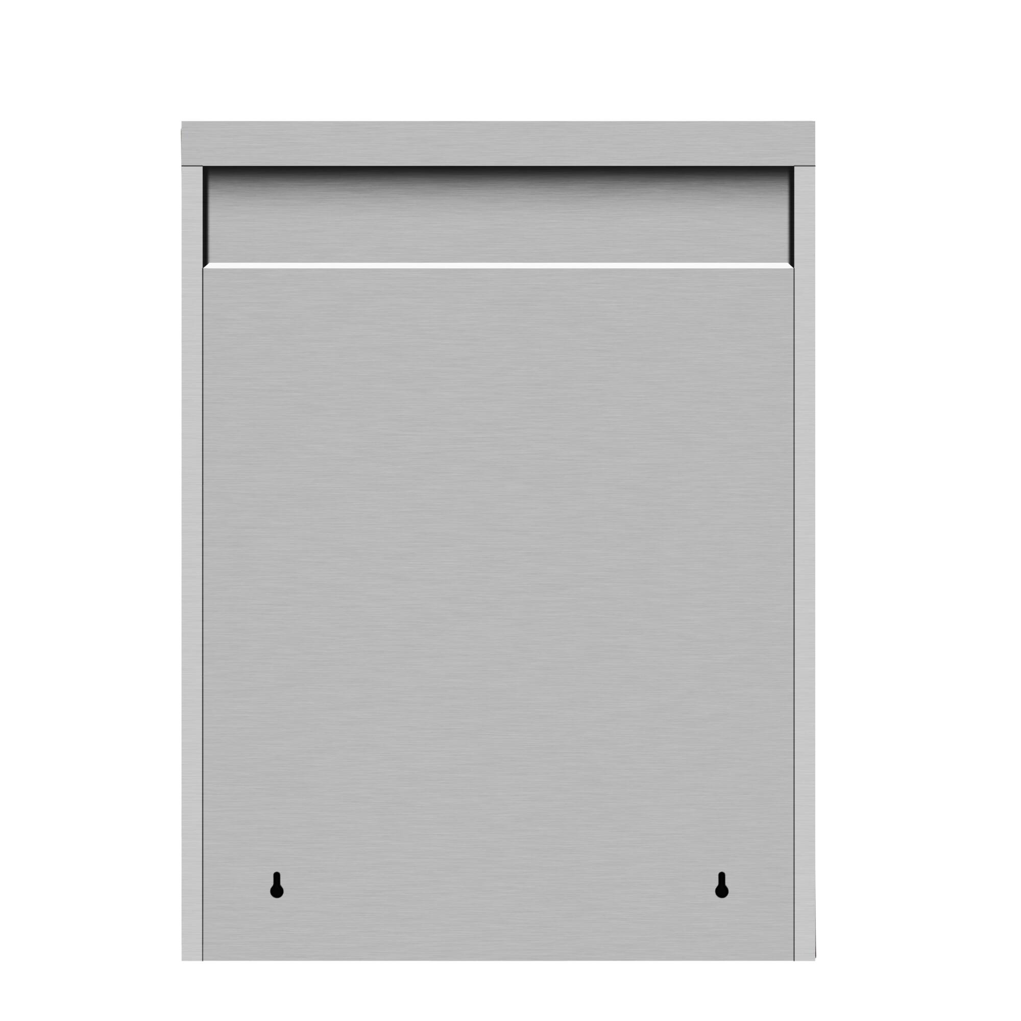 Alt View 9. Koolmore - 24 in. Kitchen Wall Cabinet with Hinged Doors and 2 shelves in Stainless-Steel (KM-WMC-1524-S) - Stainless-Steel.