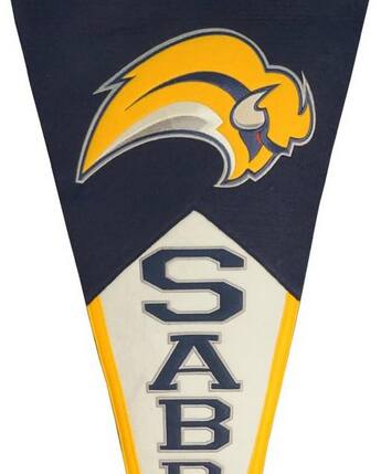 Alt View 2. Winning Streak Sports - Buffalo Sabres NHL GIANT SIZE Pennant 17x40 Wool Pennant - Multi.