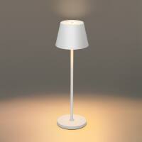 Angle. ONEWISH - 2-Pack 15" Touch-Control Cordless LED Table Lamp – Modern Holiday Décor, Gift for Family & Friends - White.