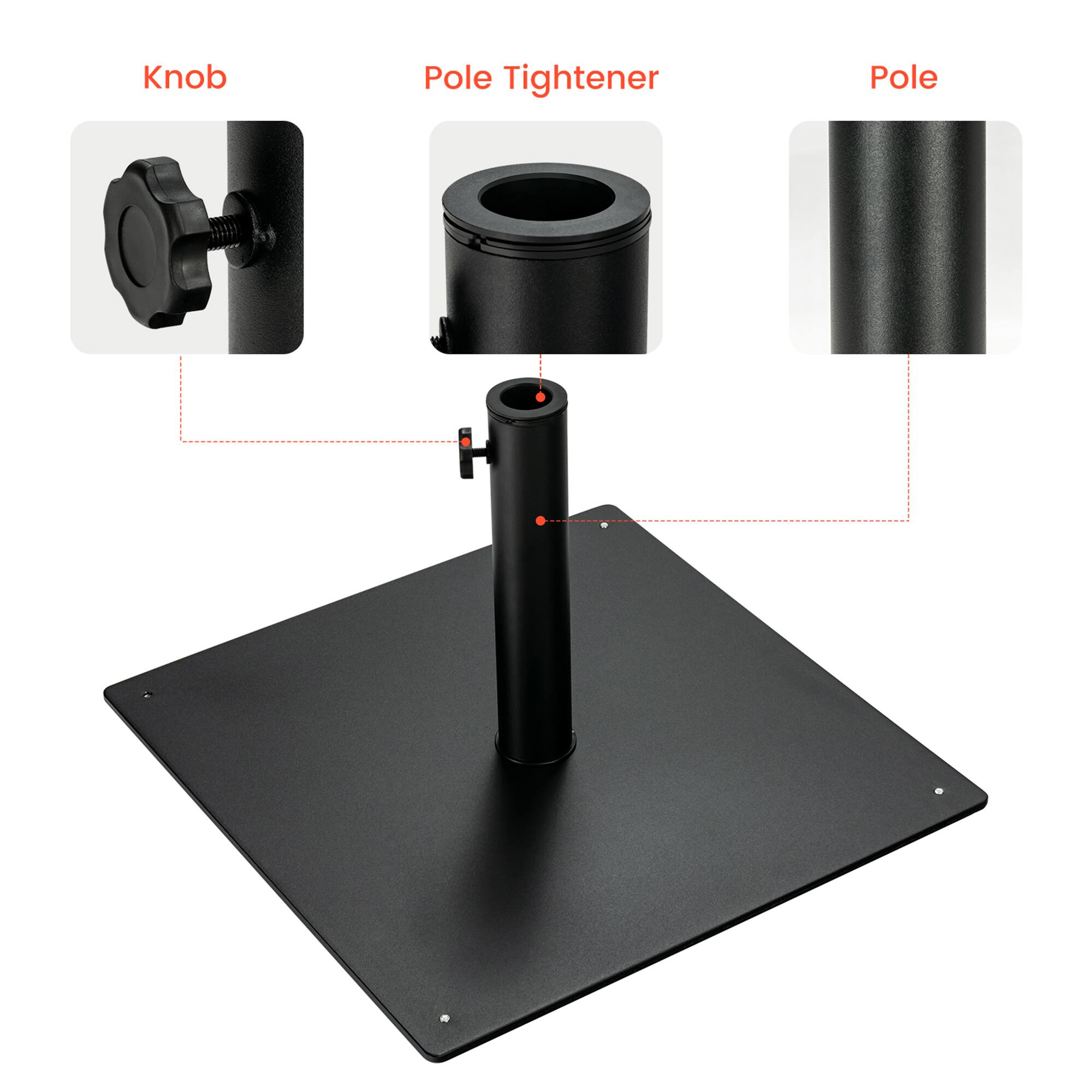 Knob  
Pole Tightener  
Pole