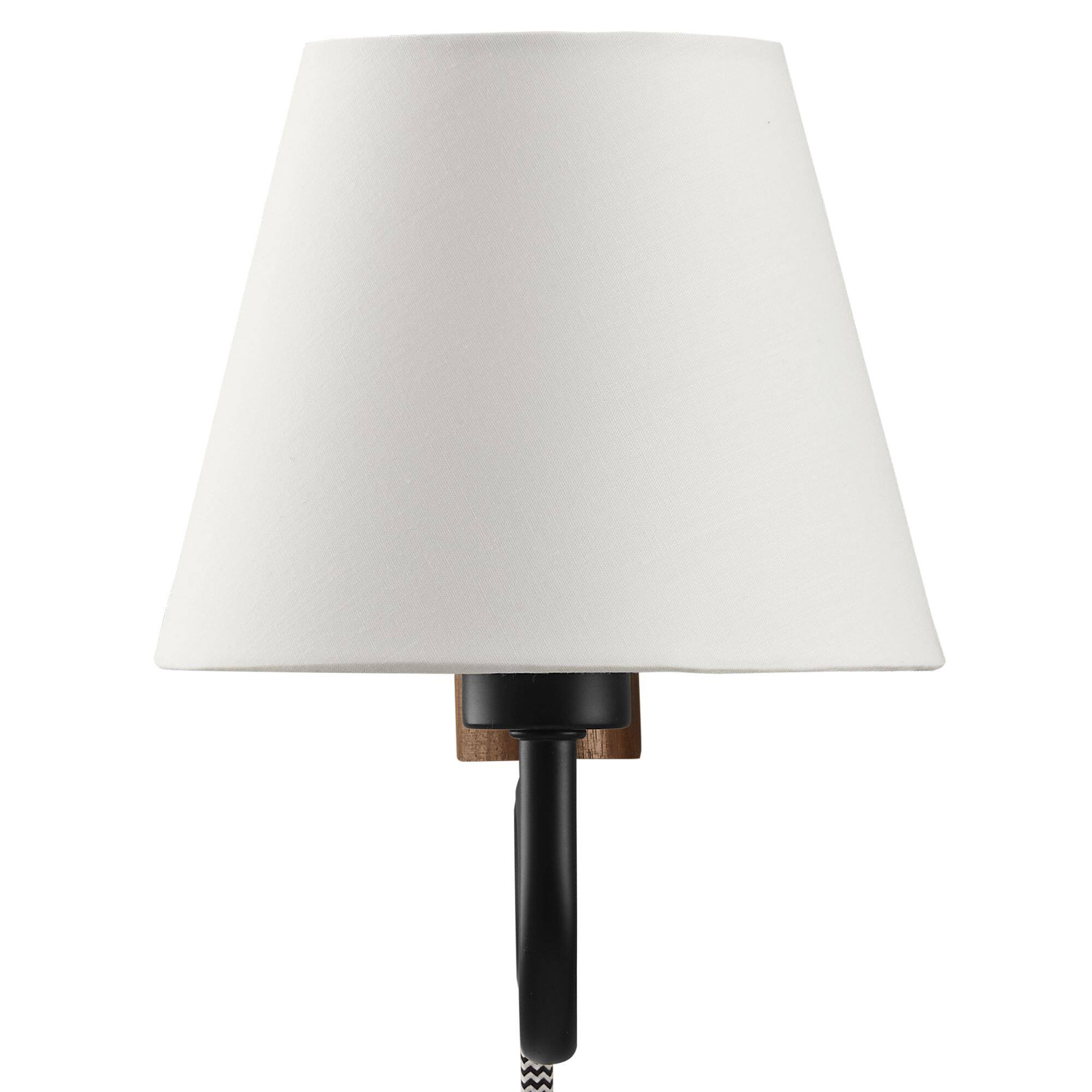 Alt View 4. Modway - Sunlit Squiggle Arm Wall Sconce by Modway - Walnut Black.