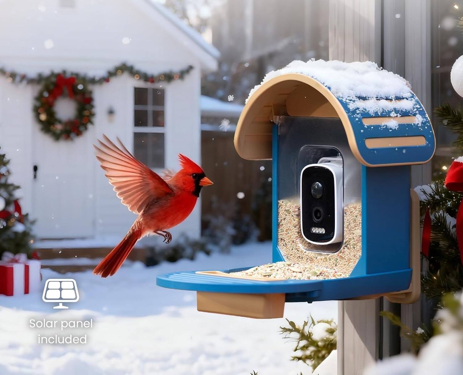 Solar panel included