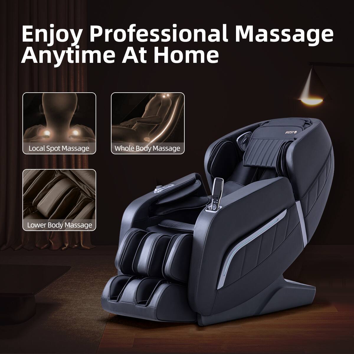 Enjoy Professional Massage Anytime At Home

ROST
Local Spot Massage
Whole Body Massage
Lower Body Massage