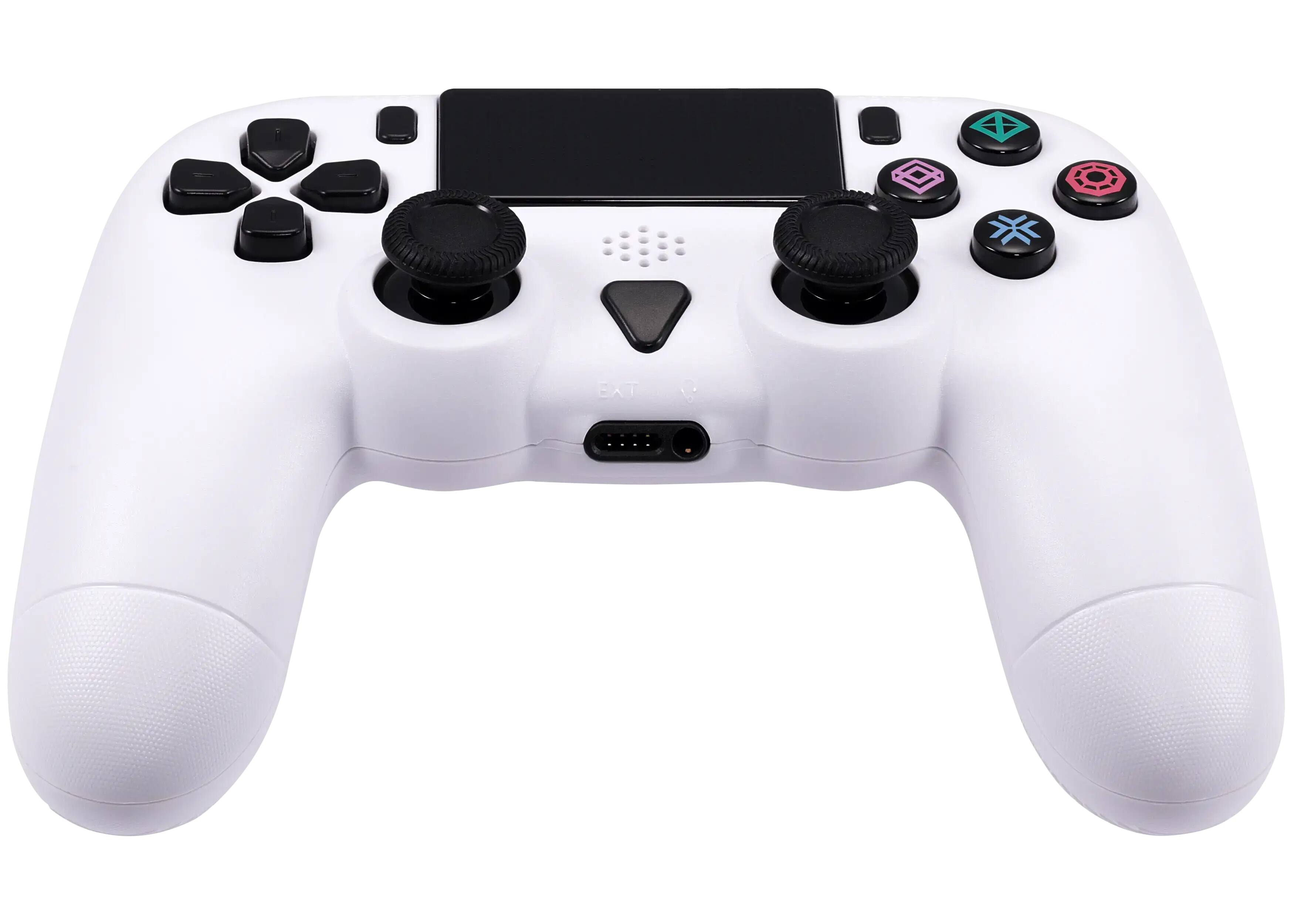 Alt View 1. Dobe - Wireless Bluetooth Controller Compatible For PlayStation 4 PS4 - White (DOBE) - White.