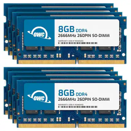 OWC 8GB DDR4 2666MHz 260PIN SO-DIMM
WARRANTY VOID IF REMOVED
E2KH E2KH
OWC 8GB DDR4 2666MHz 260PIN SO-DIMM
WARRANTY VOID IF REMOVED
E2KH E2KH