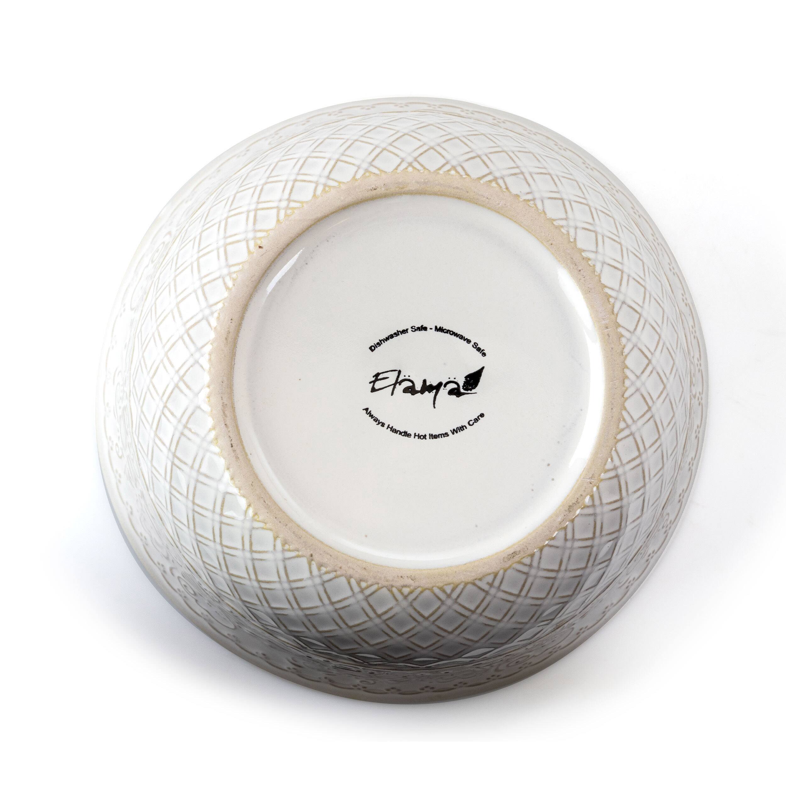 Always handle hot items with care. Dishwasher and microwave safe.