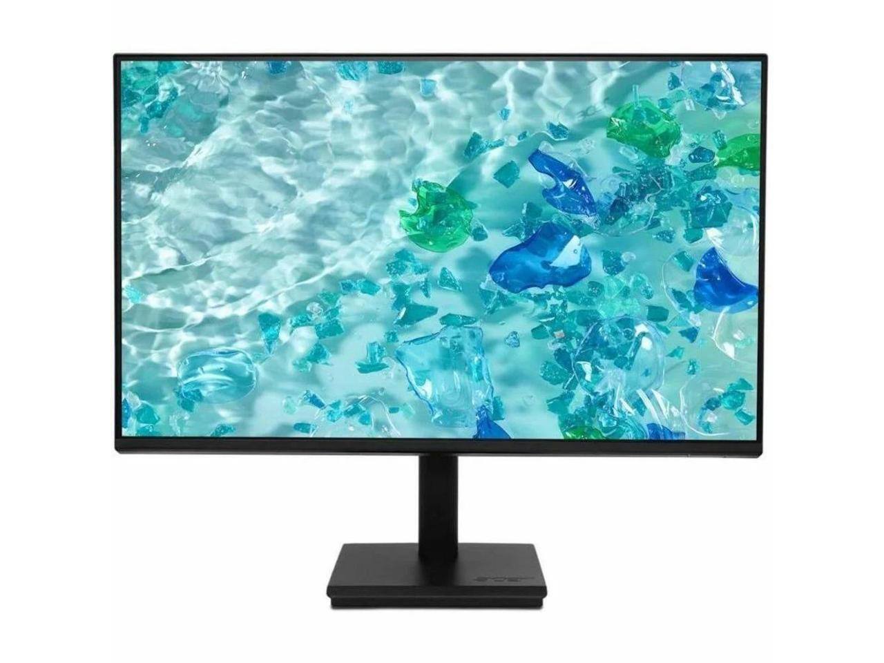 Alt View 3. Acer - Acer Vero V277 G 27" Class LCD Monitor - 16:9 - Black - 27" Viewable - 250 Nit - 4 ms - HDMI - VGA - Black.
