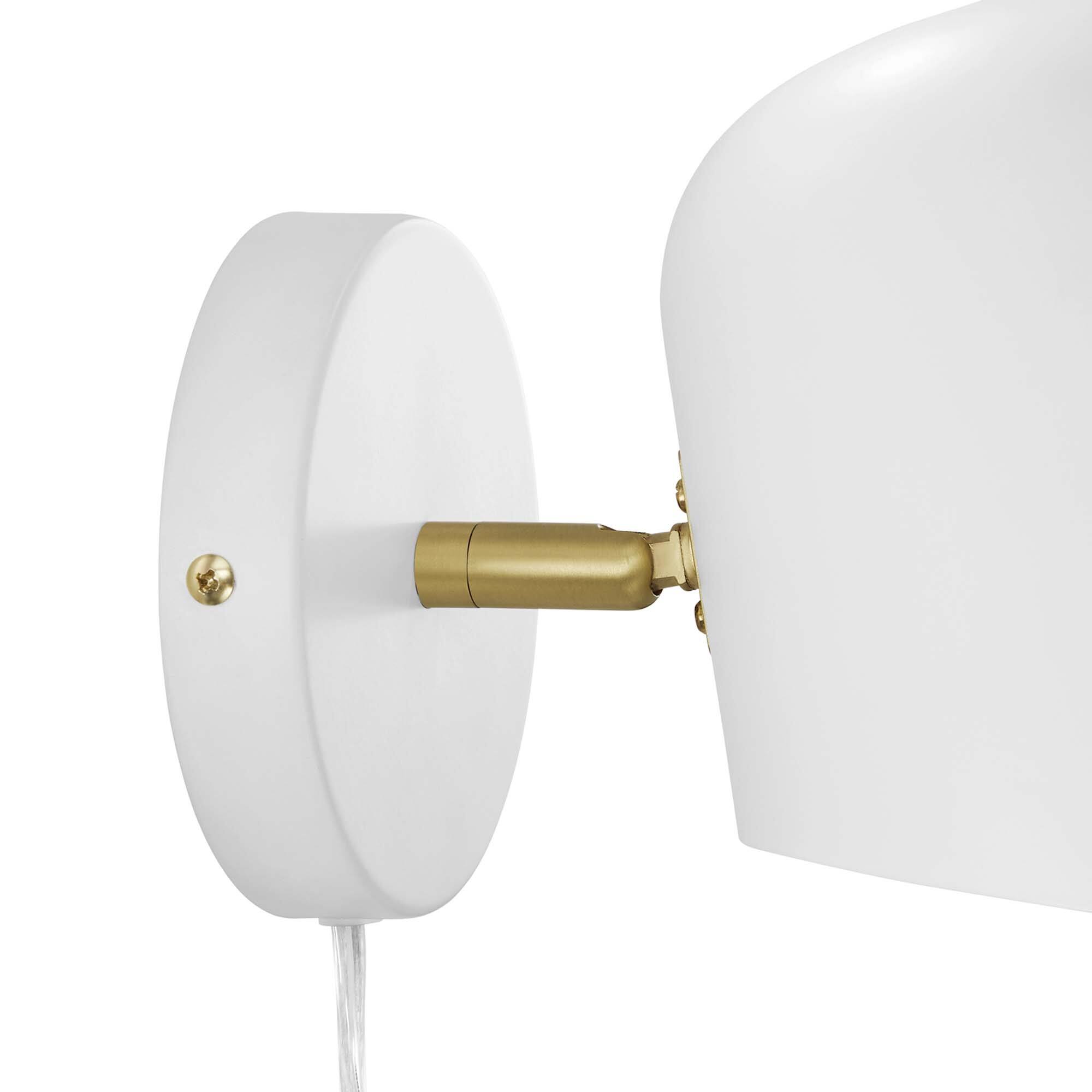 Alt View 4. Modway - Briana Swivel Wall Sconce by Modway - White.