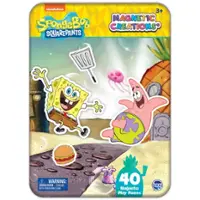 TCG Toys - Magnetic Creations Tin: Spongebob - Creative Storytelling Playset,Ages 3+ - Front_Zoom