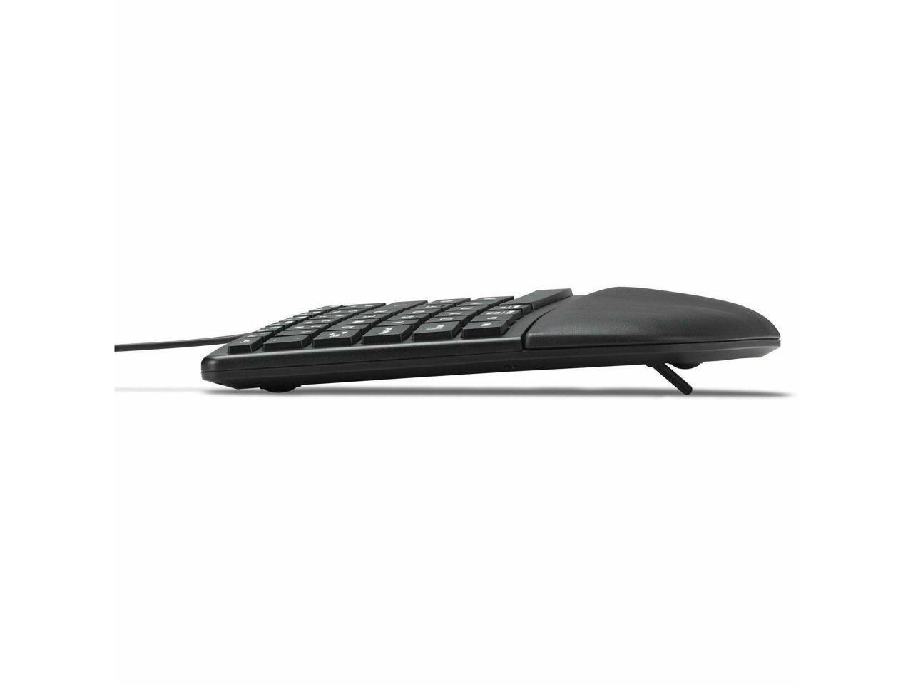 Alt View 9. Kensington - Kensington Pro Fit Ergo KB675 EQ TKL Keyboard, USB-A, Curved Design, Programmable Keys - Black.