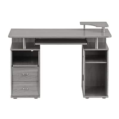 Techni Mobili - Complete Computer Workstation Desk With Storage(RTA-8211-GRY) - Gray