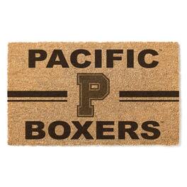 Jardine - Pacific Boxers 18" x 30" Team Logo Doormat - Brown