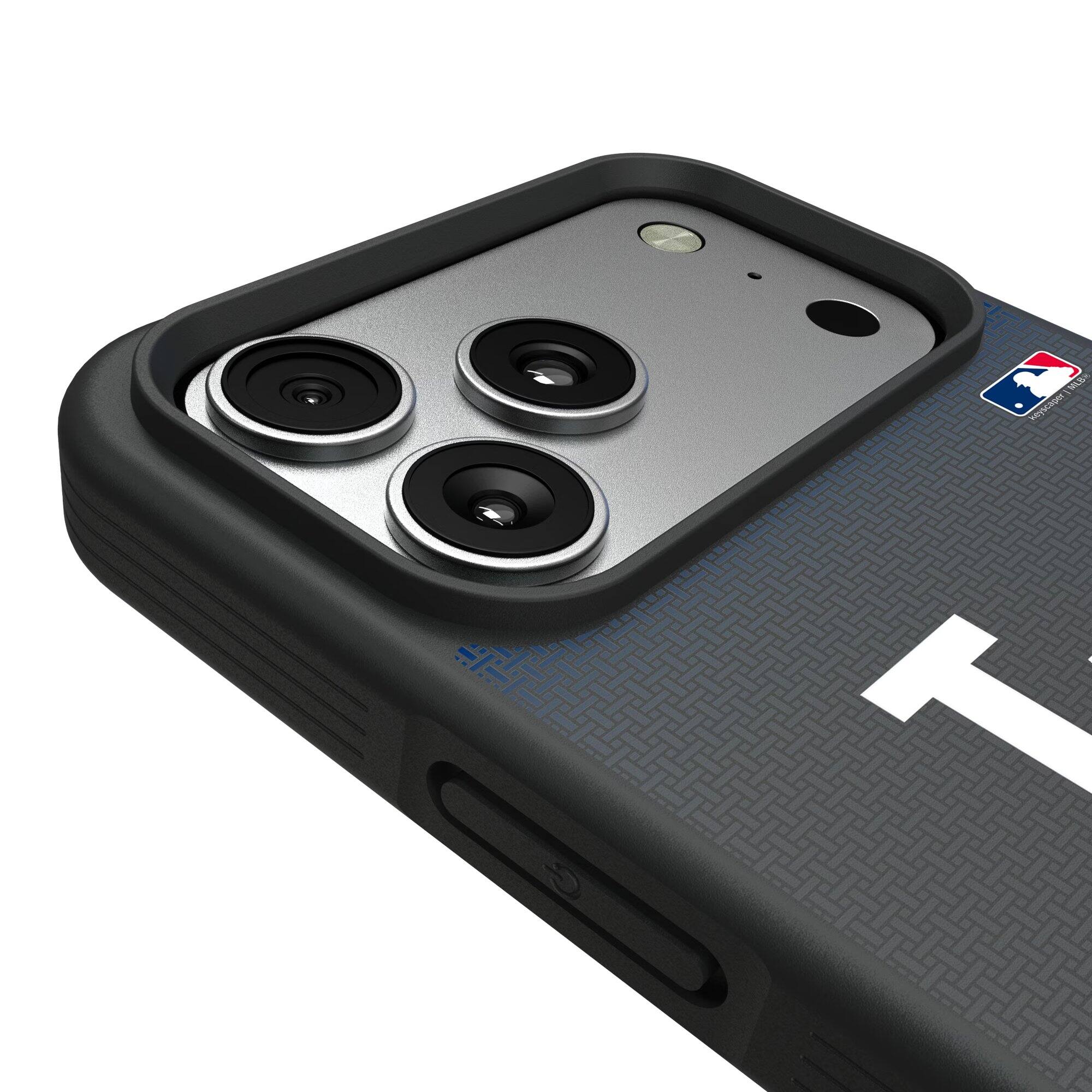 Alt View 2. Keyscaper - Los Angeles Dodgers Bump Case with 8.2ft Drop Protection - 16 - Black.