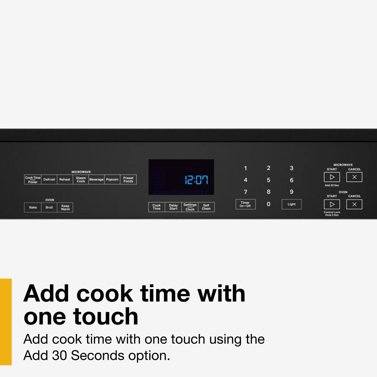 Alt View 9. Whirlpool - Whirlpool - 6.4 Total Cu. Ft. Combo Self-Cleaning Wall Oven .- Stainless Steel - Stainless Steel.