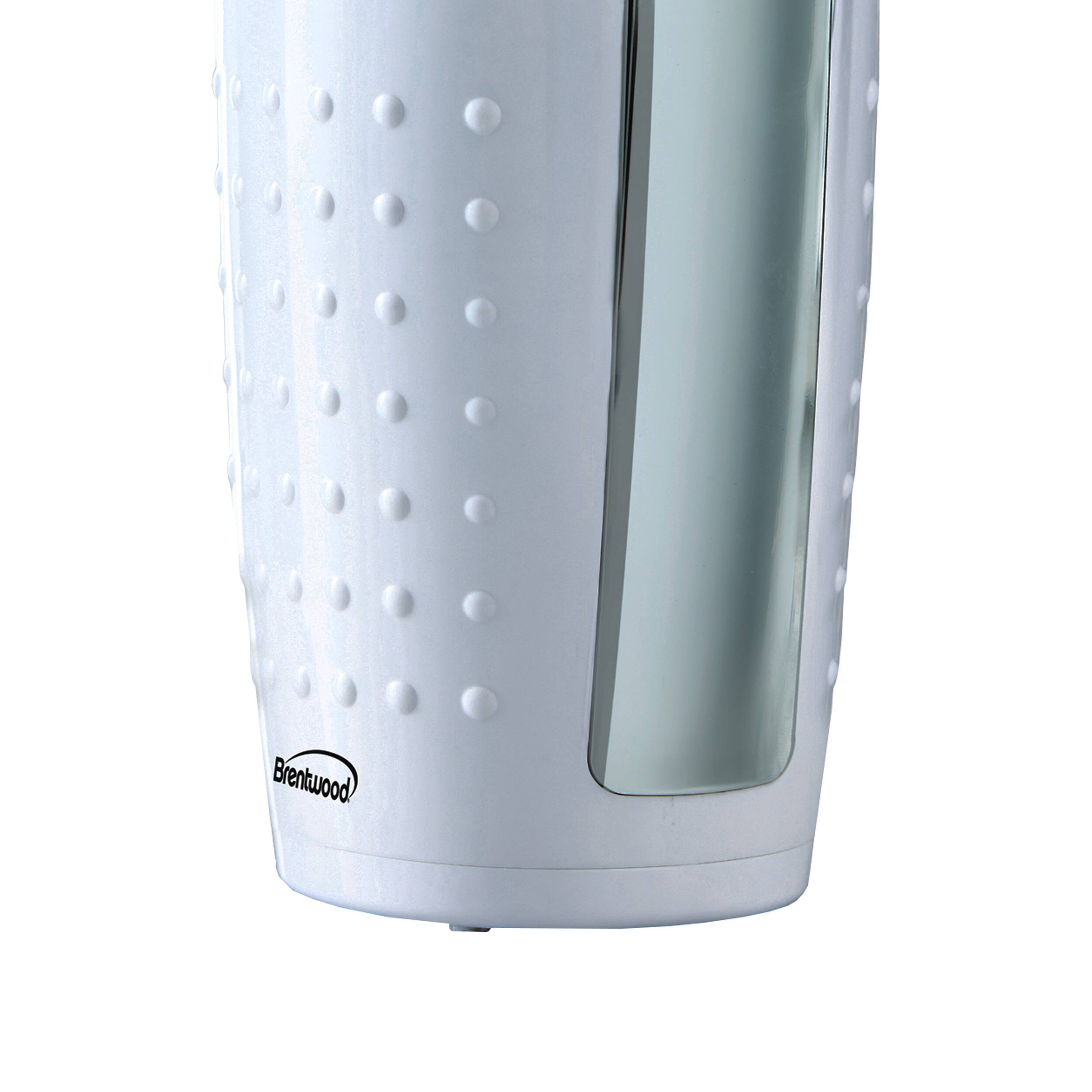 Alt View 3. Brentwood - Brentwood 150W Coffee Grinder in White - White.