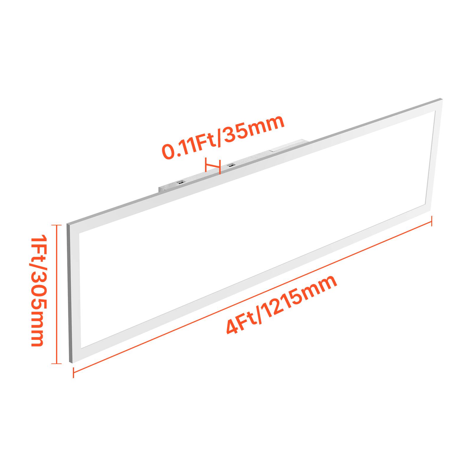 1Ft/305mm  
0.11Ft/35mm  
4Ft/1215mm