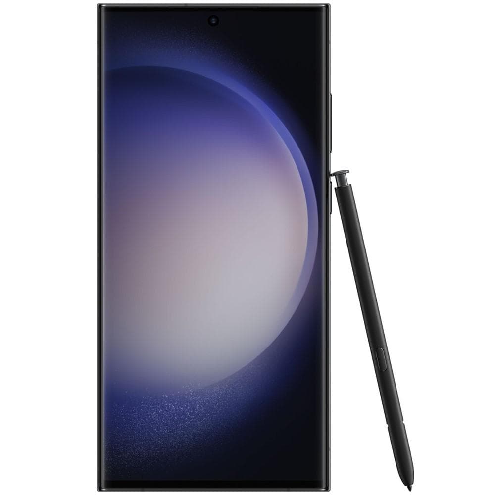 Angle. Samsung - Galaxy S23 Ultra 5G S918U (Fully Unlocked) 256GB - Phantom Black.