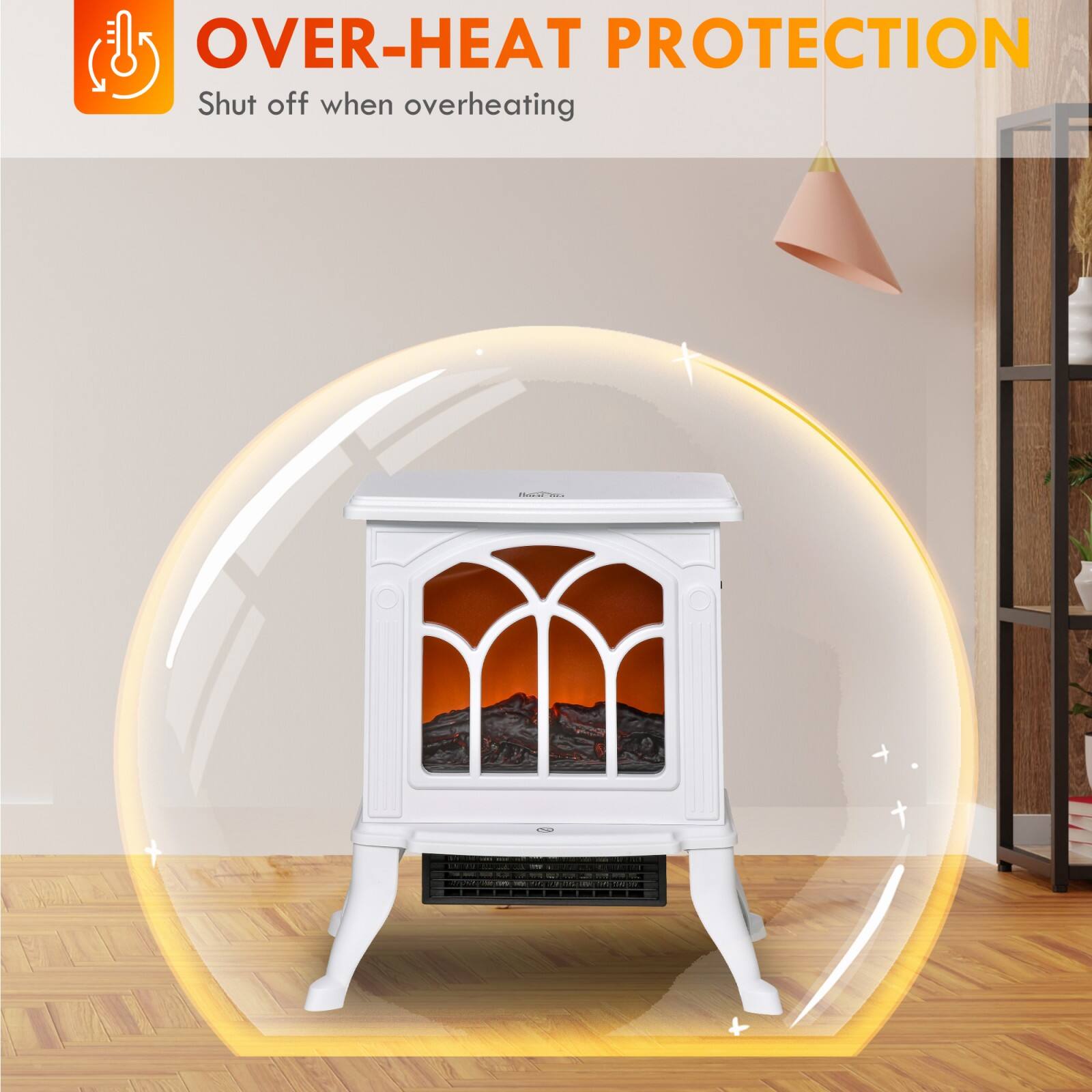 OVER-HEAT PROTECTION  
Shut off when overheating