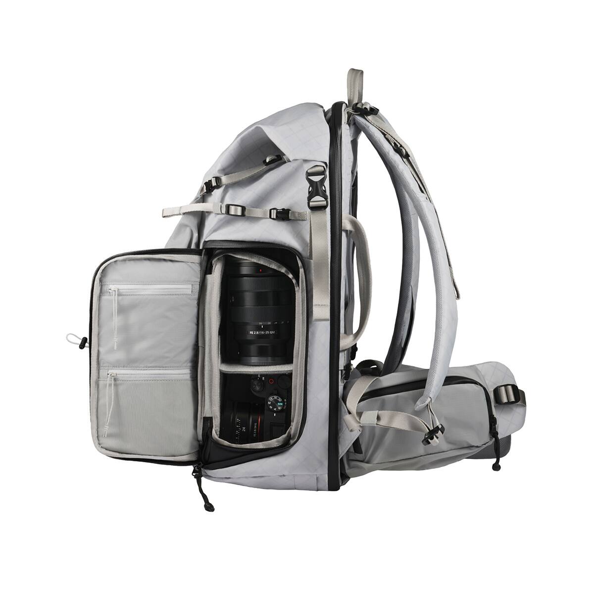 Urth Helios 40L Outdoor Backpack, Stone, w/Medium Core Camera Cube ...