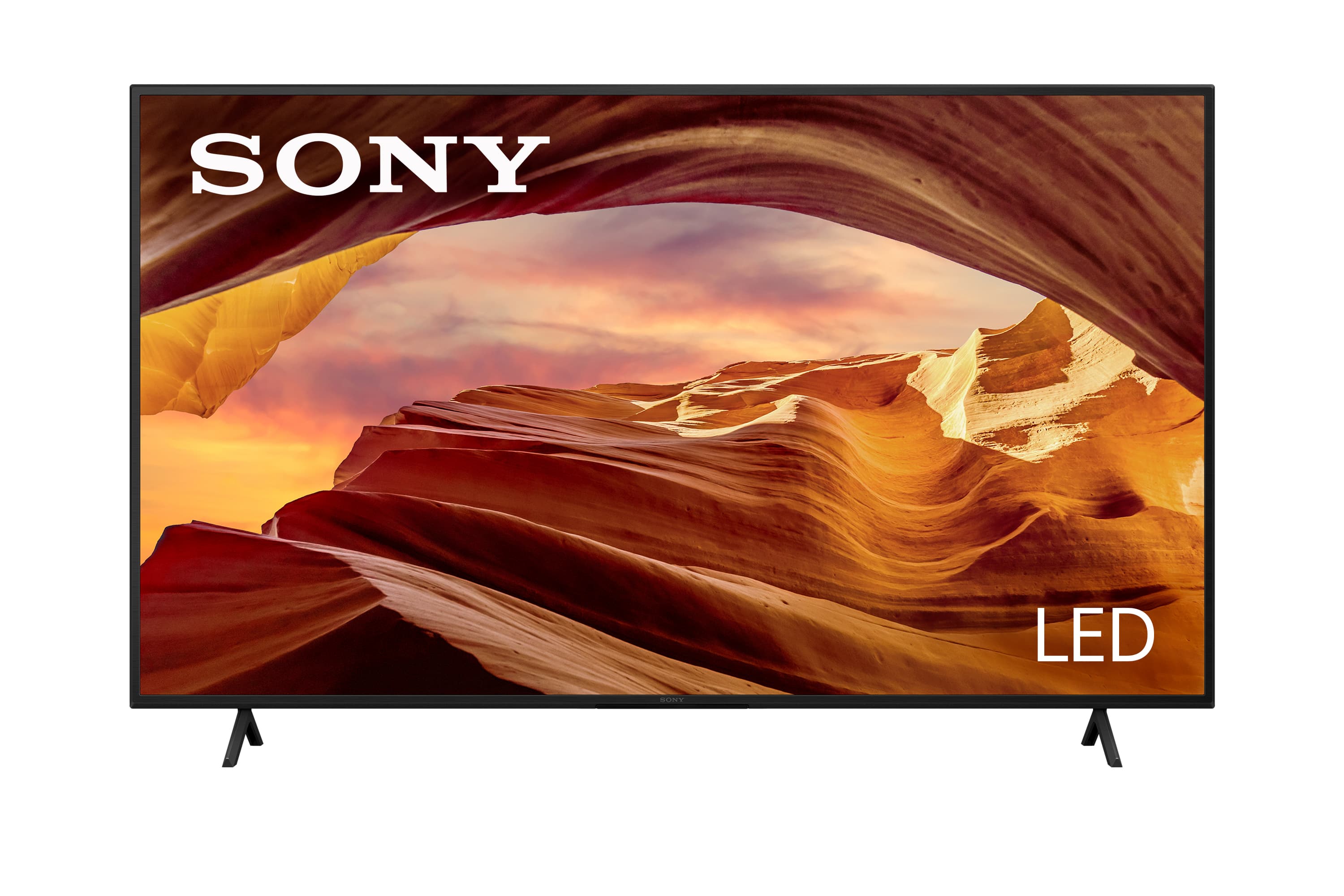 Sony - 55" Class X77L LED 4K UHD Smart Google TV (2023) - Front_Zoom