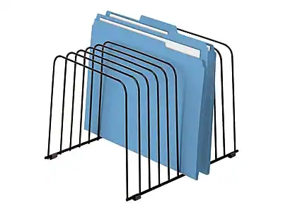 Alt View 1. Fellowes - Fellowes 11 Compartment Steel File Organizer, Black (72112) - Black.