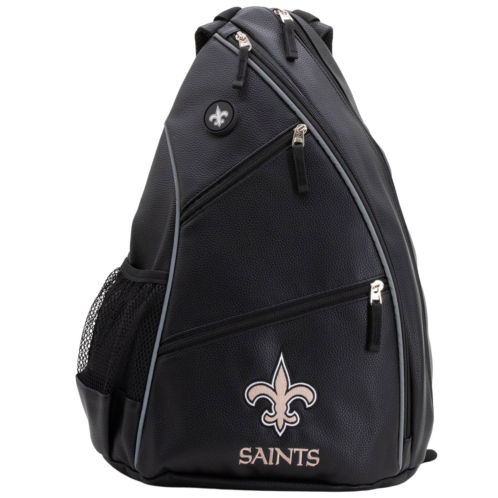 Front. Team Golf - New Orleans Saints Embroidered Team Backpack - Multicolor.