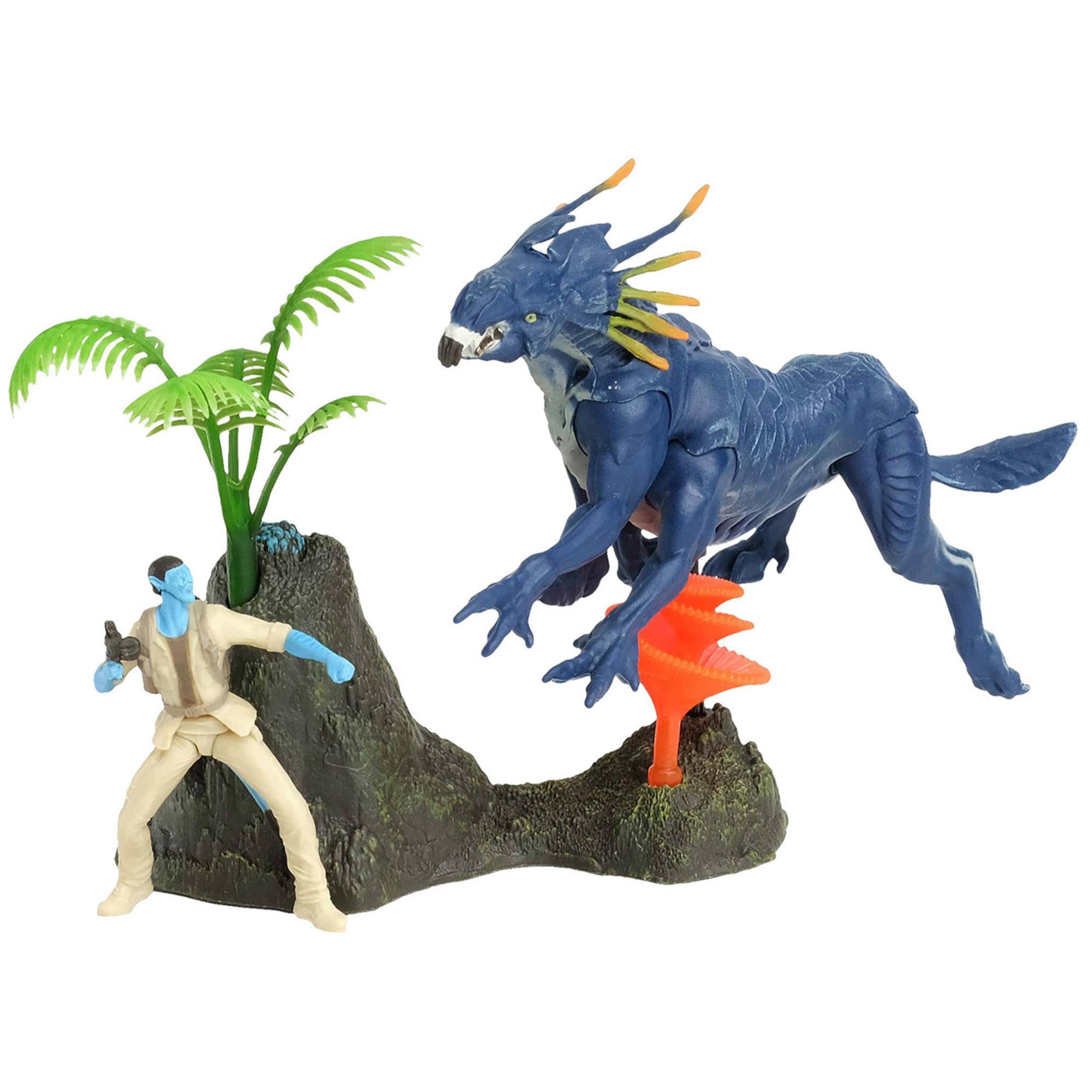 McFarlane Toys - Avatar World of Pandora Figure Set | Jake Vs. Thanator - Multi-Colored