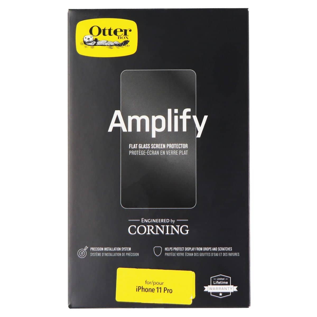 OtterBox - Amplify Flat Glass Screen Protector for Apple iPhone 11 Pro (77-62578) - Clear