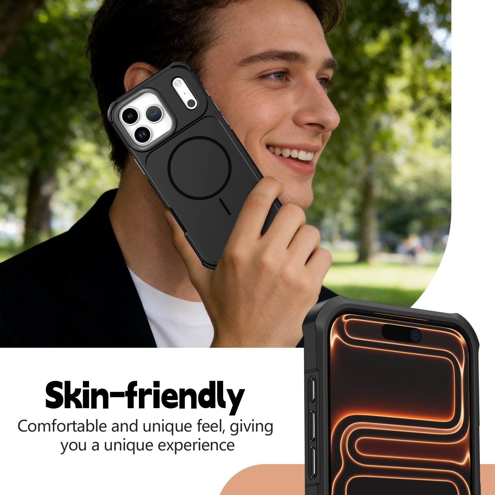 Skin-friendly  
Comfortable and unique feel, giving you a unique experience