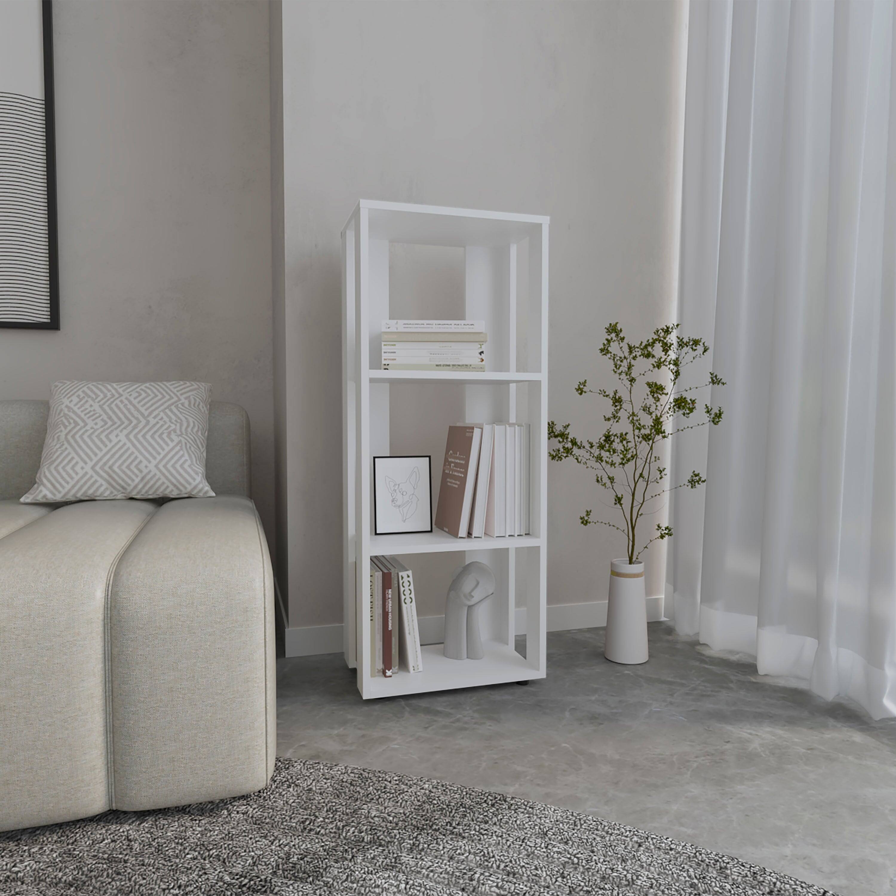 Depot Eshop - Laurier Office Library, 3 Shelves - White