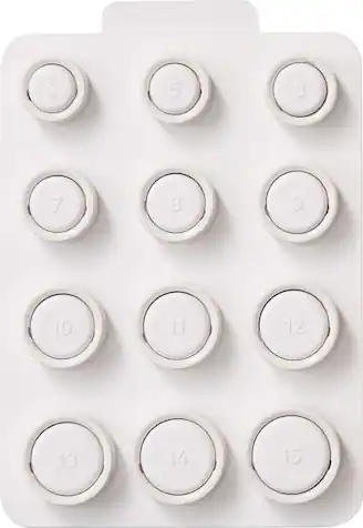 Oura - Ring 4 Sizing Kit - Size Before You Buy the OR4 - Unique Sizing - Receive Credit for Purchase - White - (2024)