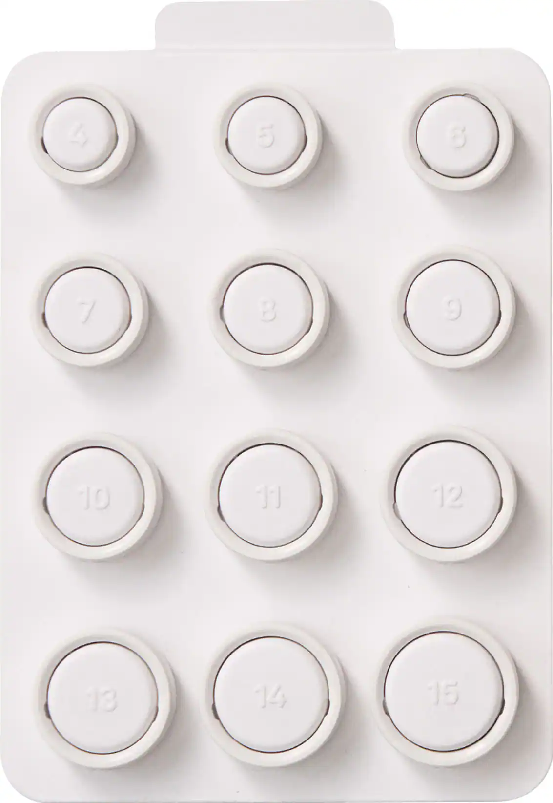 Oura - Ring 4 Sizing Kit - Size Before You Buy the OR4 - Unique Sizing - Receive Credit for Purchase - White - (2024)