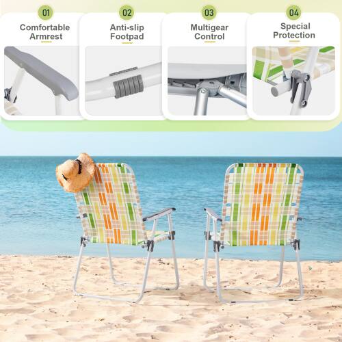 01 Comfortable Armrest  
02 Anti-slip Footpad  
03 Multigear Control  
04 Special Protection