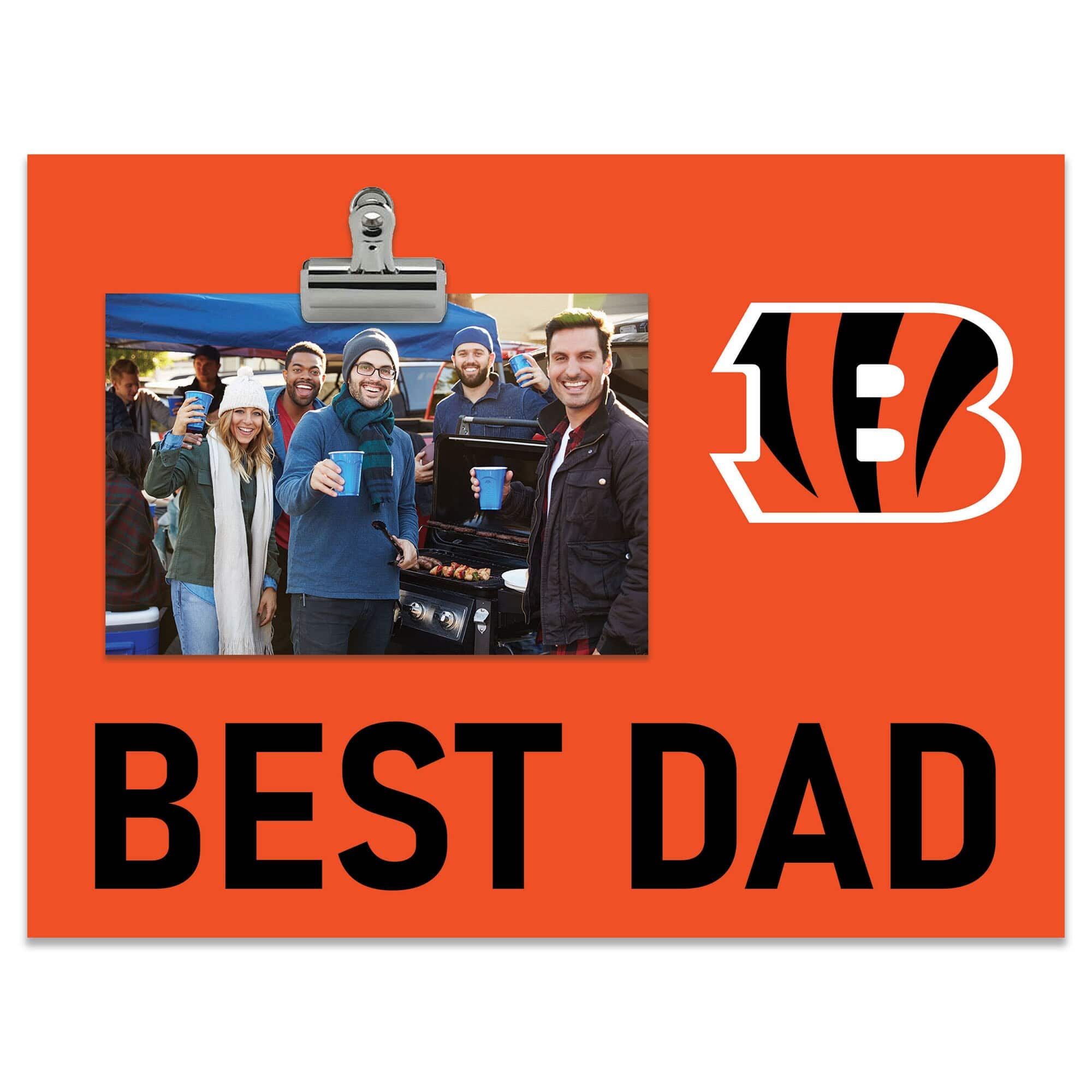 "Fan Creations - Cincinnati Bengals 8"" x 10.5"" Briteline Best Dad Clip Frame - Multicolor" price history on PriceWatchPro