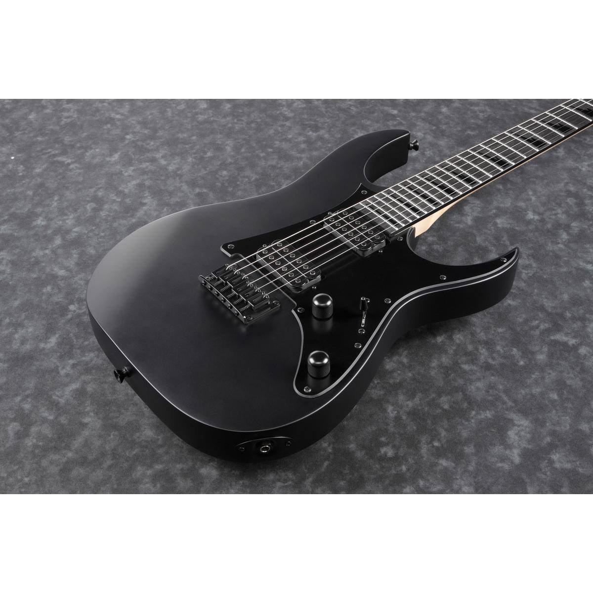 Alt View 3. Ibanez - Ibanez GRGR131EX Gio RG Electric Guitar, Black Flat.