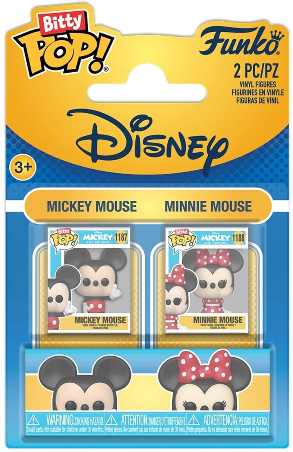 その他 Funko POP! Minnie & Mickey Pop! Mickey Mouse and Minnie Mouse 2-Pack