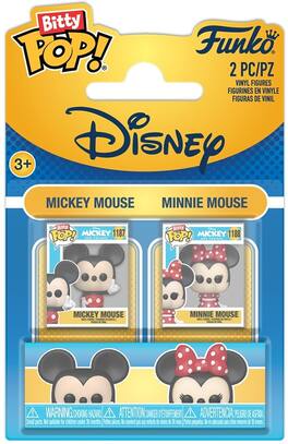 Funko - Bitty POP!: Disney 2-Pack - Mickey & Minnie - COLLECTIBLES - Multicolor