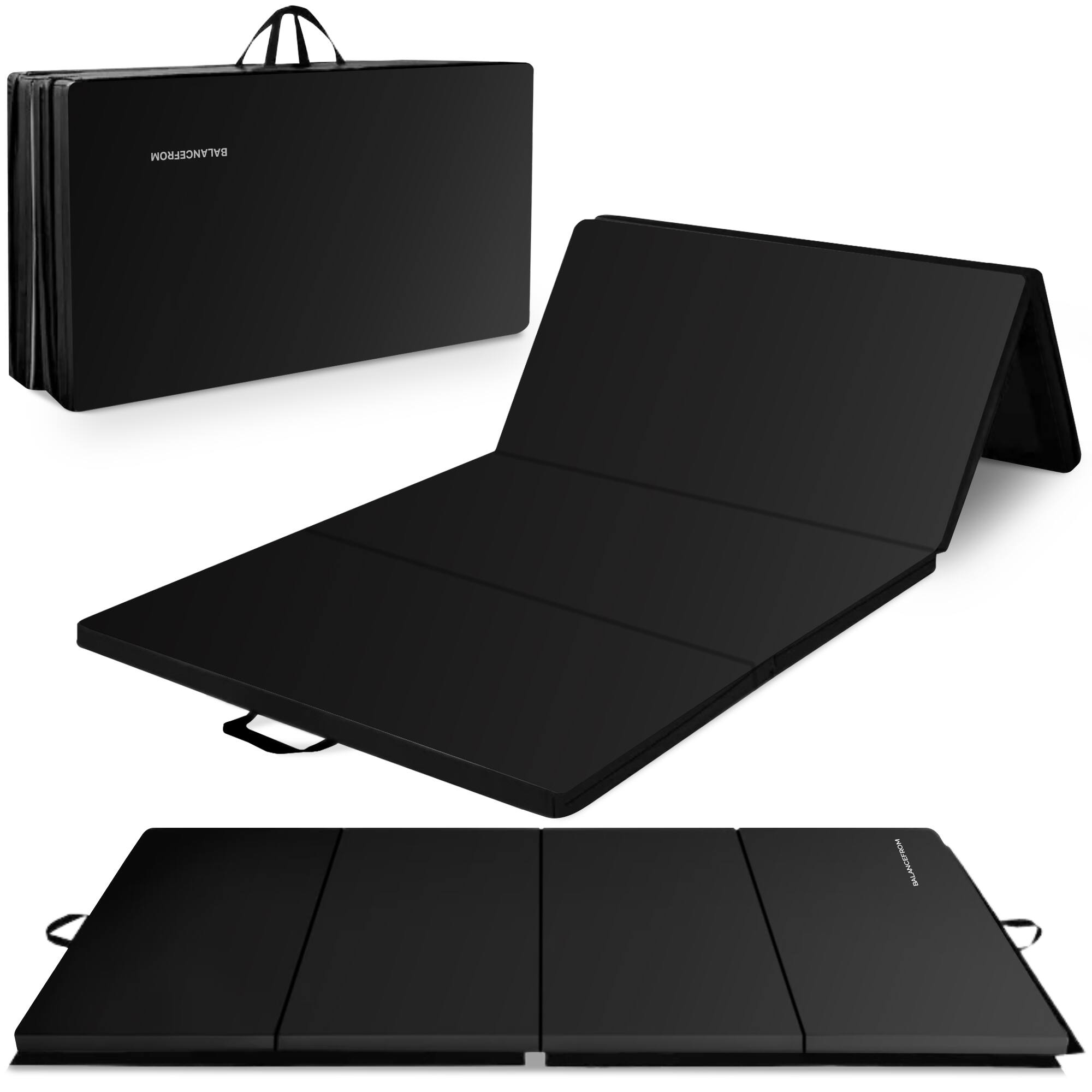 "BalanceFrom Fitness - 120 x 48"" All Purpose Folding Gymnastics Exercise Mat - Black" price history on PriceWatchPro