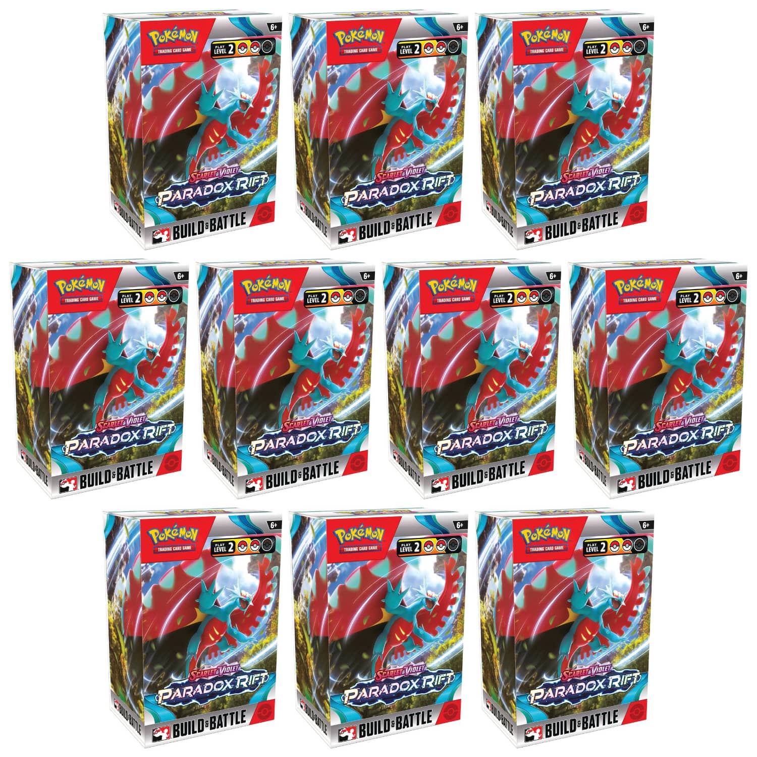 Pokémon - Pokemon SV4 Scarlet & Violet Paradox Rift Build & Battle Mini Boxes (10-Pack)